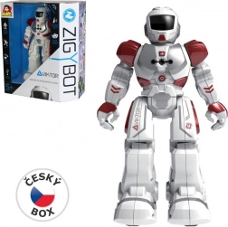 Robot interactiv Viktor 27 cm, 21 funcții, roșu