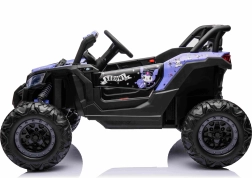 Mașină electrică pentru copii buggy 4x4 KUROMI – mov