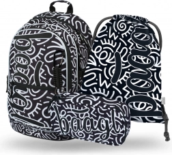 Set școlar Baagl Core Element – rucsac, penar și săculeț