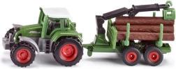 Siku Farmer tractor cu remorcă forestieră – model metalic