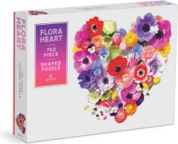 Puzzle Galison Inimă florală 750 piese