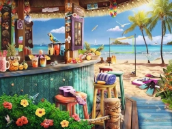 Puzzle bar pe plajă 1500 piese RAVENSBURGER