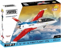 Set de construcție avion YF‑16 First Flight 1974 – 375 piese