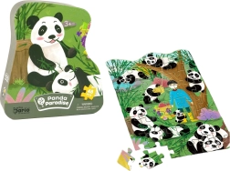 Puzzle Panda Pădurea de Bambus 48 de Piese