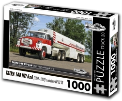 retro-auta puzzle camion tatra 148 ntt 6x6 cu remorcă – 1000 piese