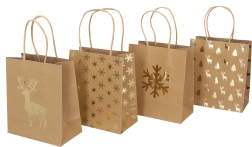 Pungă cadou de Crăciun XS 15x17x8 cm