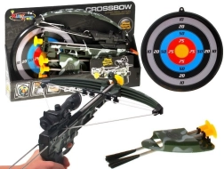 Arbaletă pentru copii cu laser și țintă