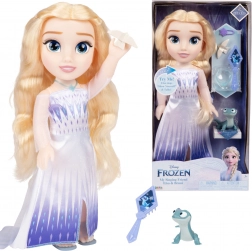 Păpușă cântătoare DISNEY PRINCESS Elsa Frozen 35 cm cu accesorii