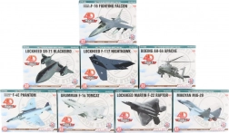 Set de construcție vehicul zburător – avion din plastic fără lipire