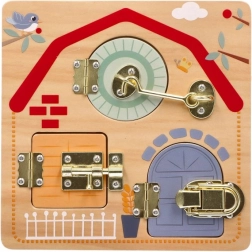 Tablă din lemn cu încuietori Copiii lumii