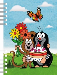 Caiet A6 cu copertă spiralată - Cârtița