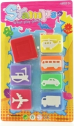 Ștampile mijloace de transport – set 6 buc