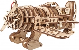 Puzzle mecanic din lemn Avion Mad Hornet 3D de la Ugears
