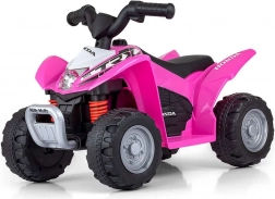 ATV electric pentru copii HONDA roz – vehicul licențiat de împins MILLY MALLY