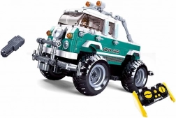 Sluban power bricks monster SUV cu telecomandă RC 2,4 GHz set de construcție