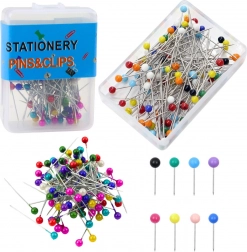 Set de ace cu cap colorat - 100 buc