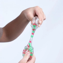 Fidget Blox Sound cub anti-stres – verde și roșu