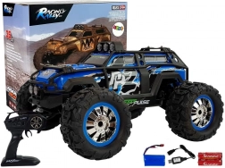 Mașină RC de curse 1:18 albastru off-road 35 km/h