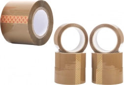 Bandă adezivă maro pentru ambalare 48 mm × 50 m, cauciuc sintetic