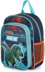 Rucsac pentru copii cu paiete Dinozaur