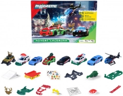 calendar advent cu mașinuțe metalice și accesorii (24 de surprize)