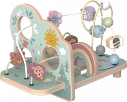 labirint forest cu mărgele din lemn de la tooky toy