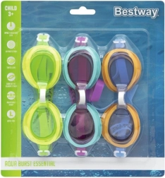 Ochelari de înot Aqua Burst pentru copii - 3 pachete
