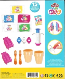 Play-Doh Air Clay – delicii de înghețată set creativ cu argilă și accesorii