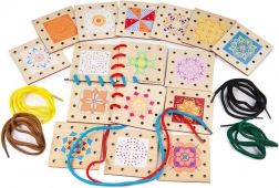 Bigjigs Toys imagini din lemn de împletit