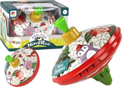 Tradițional zburător de metal cu motivul Moș Crăciun