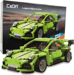 Mașină sport CaDA Legend Sports Car cu mecanism de întoarcere pull-back