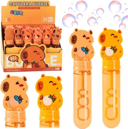 Baloane de săpun capibara 35 ml cu inel triplu