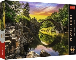 Trefl puzzle 1000 piese Photo Odyssey: Rakotzbrücke – Podul Rakotz din Kromlau