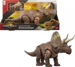 Figurină eotriceratops JURASSIC WORLD Rebirth Gigantic Thrashers 32 cm