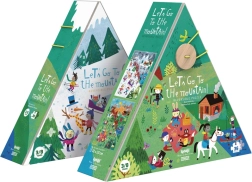 Puzzle dublu față munți vară și iarnă LONDJI