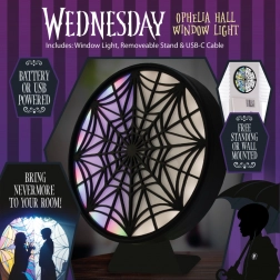 Lumina LED fereastră Wednesday