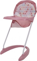 scaun înalt pentru păpuși cu motiv inimă