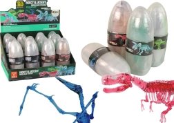 ou de dinozaur de deschis cu figurine cristaline