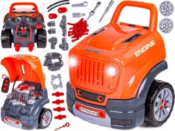 Camion interactiv – atelier pentru micul mecanic cu lumini și sunete