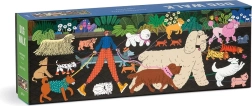 Puzzle panoramică Plimbare cu câinii 1000 piese GALISON