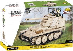 Set de construcție Marder III Ausf. M (Sd.Kfz. 138) 1:35 – distrugător de tancuri istoric