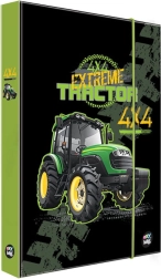 Cutie pentru caiete A5 cu motiv tractor