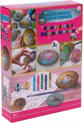 Pictură pe pietricele – unicorn sclipitor