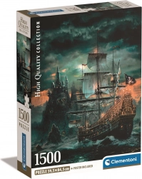 puzzle 1500 piese compact – corabie de pirați