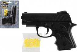 pistol din plastic cu bile 14 cm