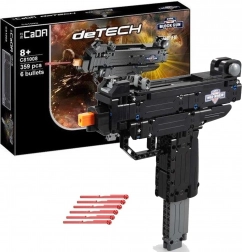Set de construcție pistol din blocuri Micro UZI cu muniție – DOUBLE EAGLE