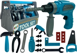 Set cutii pentru unelte Fierăstrău Bormașină Albastră