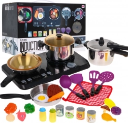 Set interactiv de gătit + arzătoare cu sunet și lumină - 32 piese