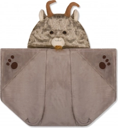 Pătură călduroasă cu glugă și buzunare în formă de lăbuțe Cozy Noxxiez