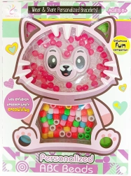 Set de mărgele colorate Pisică